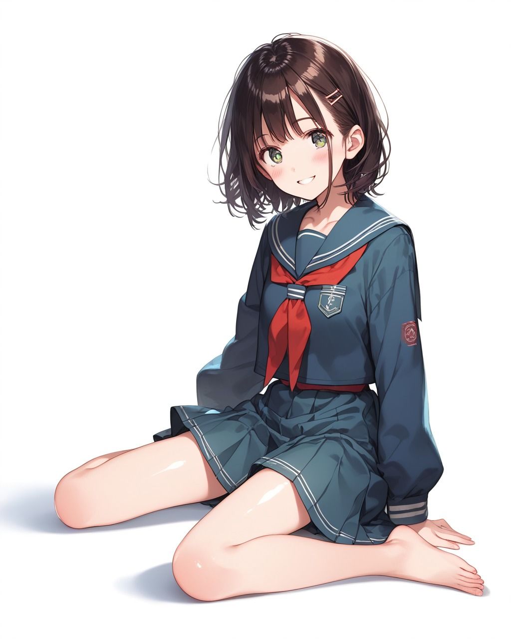 サンプル画像5:ちょっとエッチなセーラー服美少女(たこやき) [d_503475]