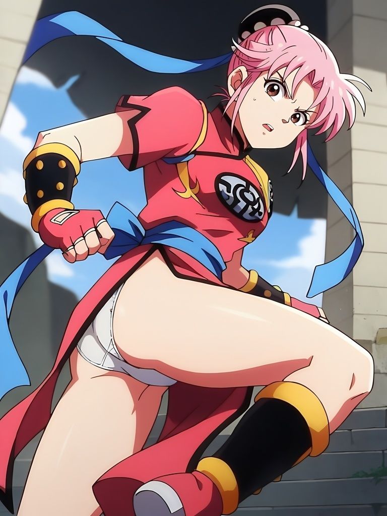 サンプル画像2:武闘家マ〇ムパンチラCG集（全100枚）(パンチラManiax) [d_503499]