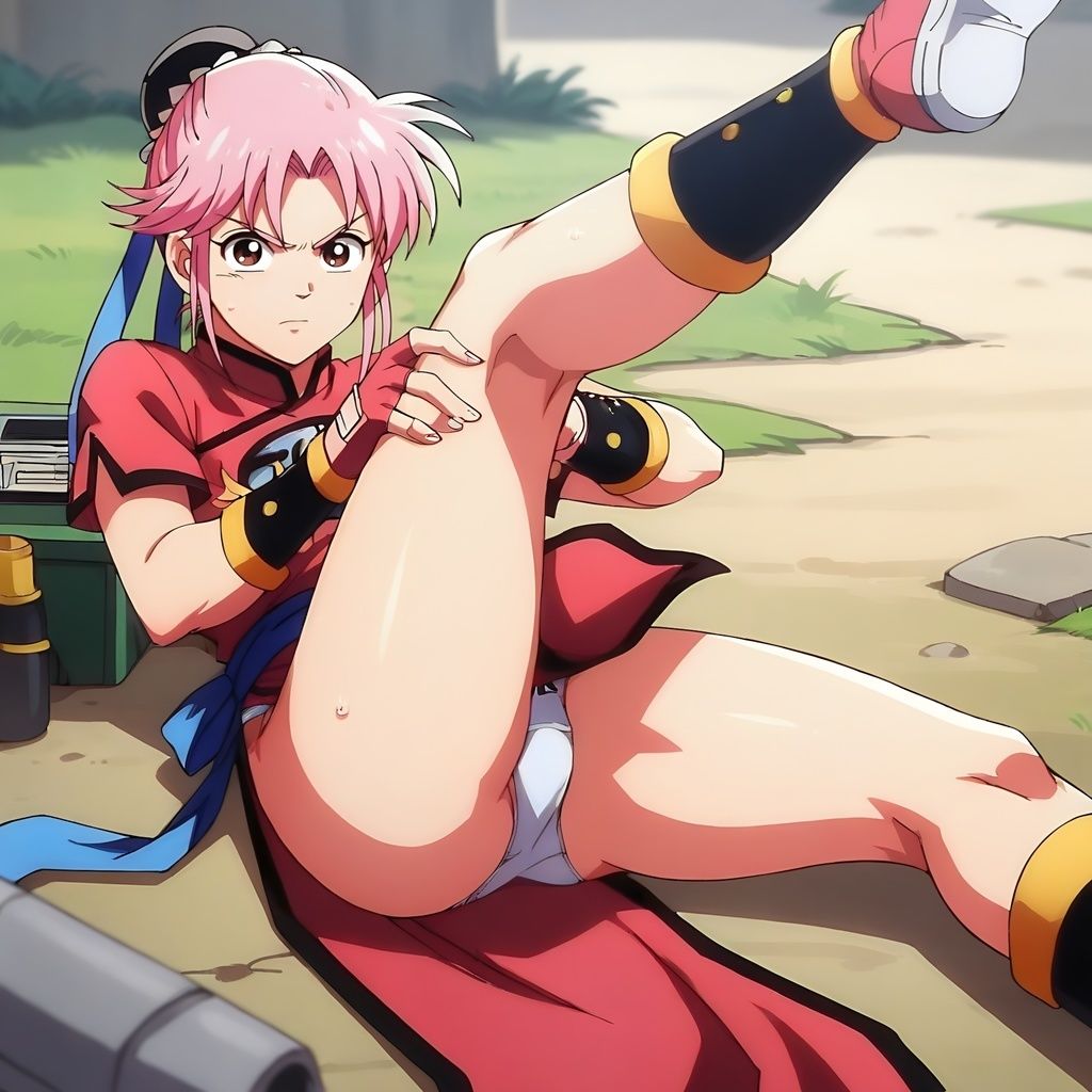 サンプル画像3:武闘家マ〇ムパンチラCG集（全100枚）(パンチラManiax) [d_503499]