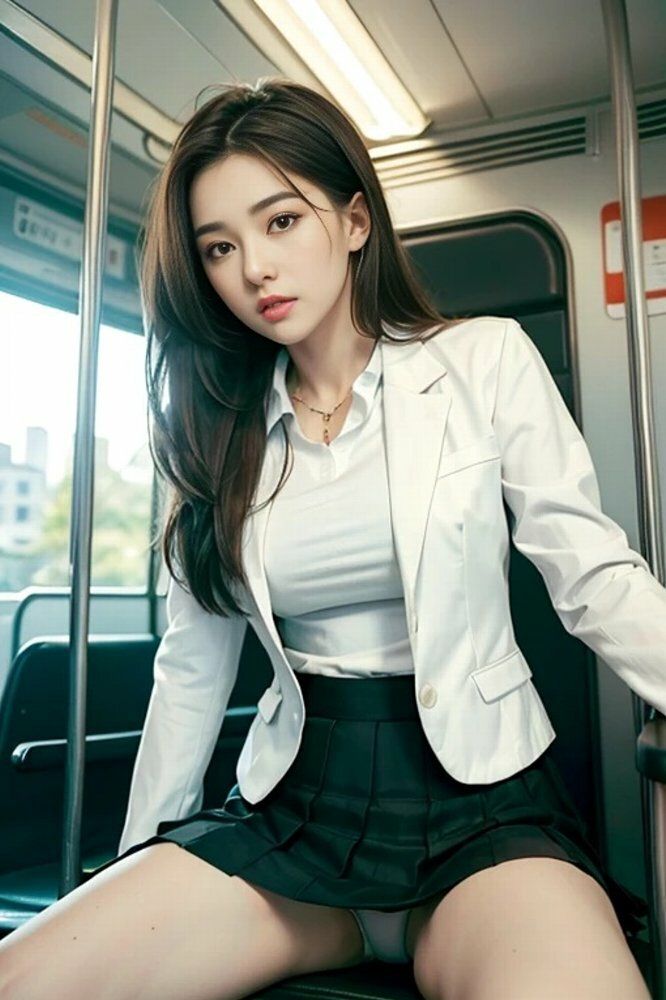 サンプル画像2:女子大生電車開脚パンチラ画像集(榊原大造) [d_503610]