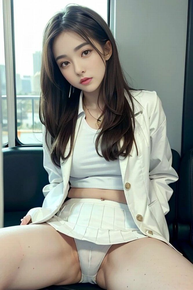 サンプル画像4:女子大生電車開脚パンチラ画像集(榊原大造) [d_503610]