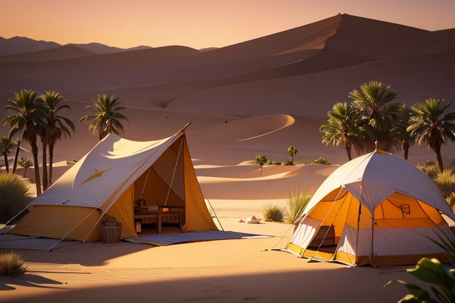 サンプル画像5:砂漠・オアシス 素材集(豊川内角) [d_503683]