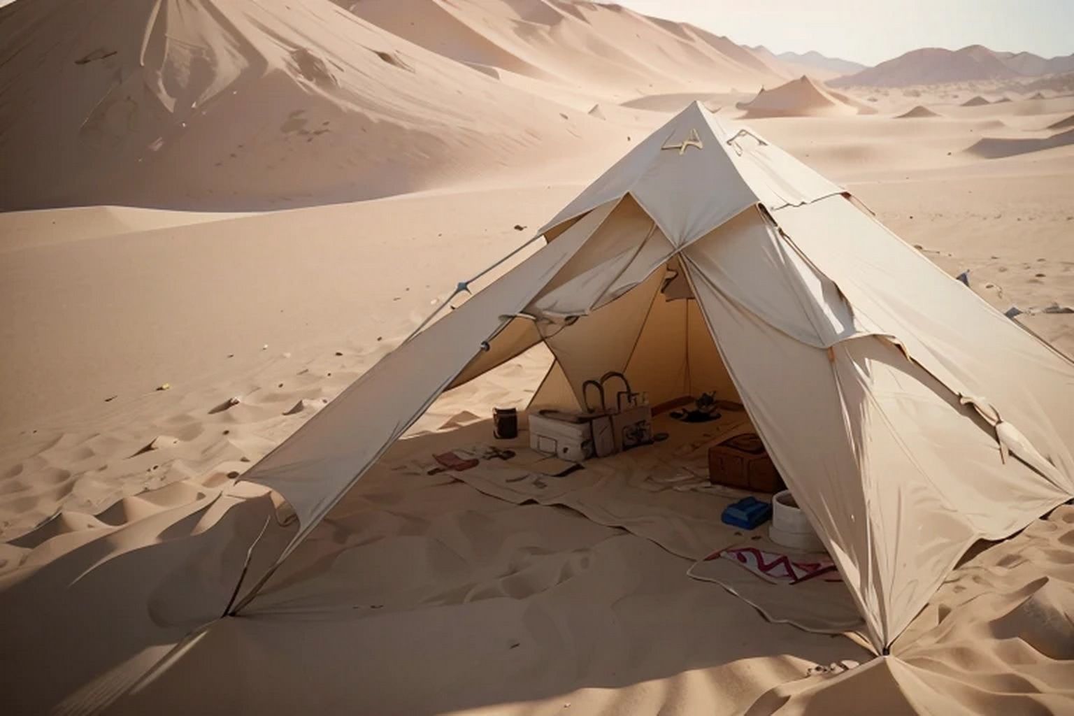 サンプル画像6:砂漠・オアシス 素材集(豊川内角) [d_503683]