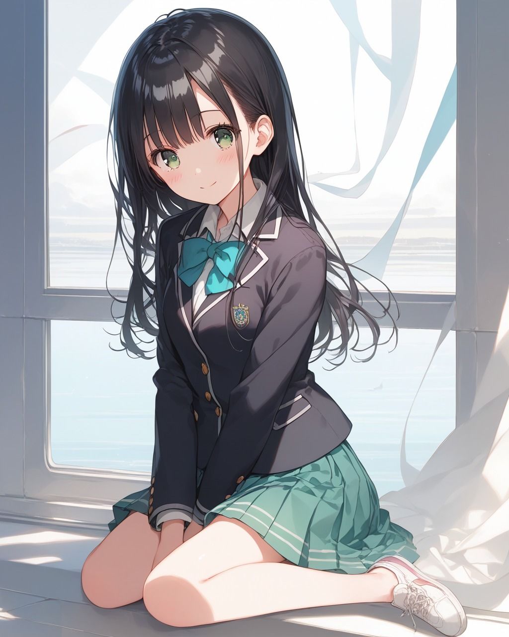 サンプル画像4:ちょっとエッチなブレザー制服美少女(たこやき) [d_503772]