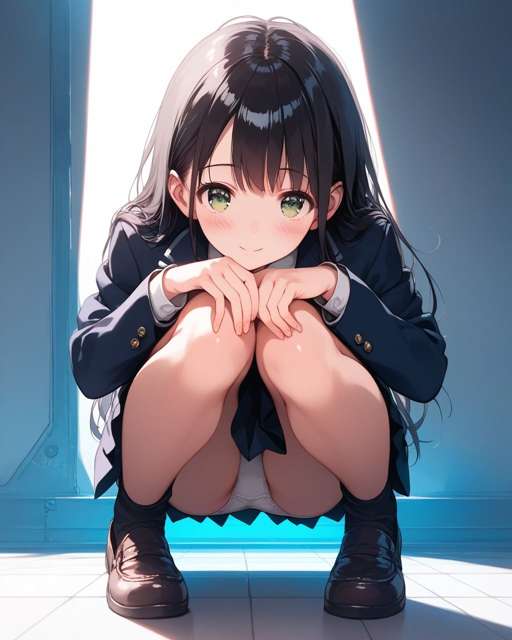 ちょっとエッチなブレザー制服美少女のサンプル画像 6