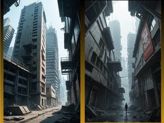 サンプル画像5:Cyberpunk Girl Samurai 01(tyobirin) [d_503817]