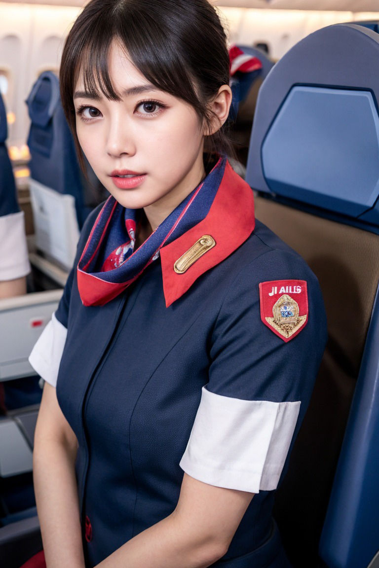 サンプル画像1:【141枚】もしもキャビンアテンダントさんが貞操観念が低かったら 1(くっきぃの部屋) [d_503972]