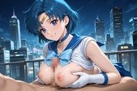 サンプル画像1:痴女なセーラーマー◯ュリー(AI博士) [d_504067]