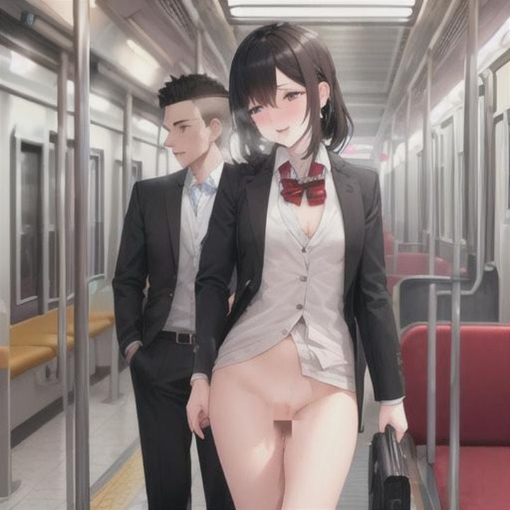 サンプル画像4:ブレザーちゃんのどこでも露出！！  黒髪ちゃん編(まんまんちん) [d_504190]