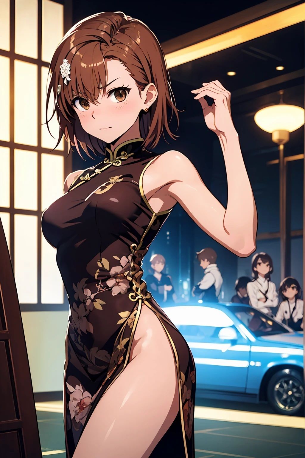 サンプル画像2:御坂美琴  黒チャイナ服（140枚）(ひぐまアート) [d_504204]