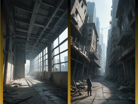 サンプル画像5:Cyberpunk Girl Samurai 02(tyobirin) [d_504210]