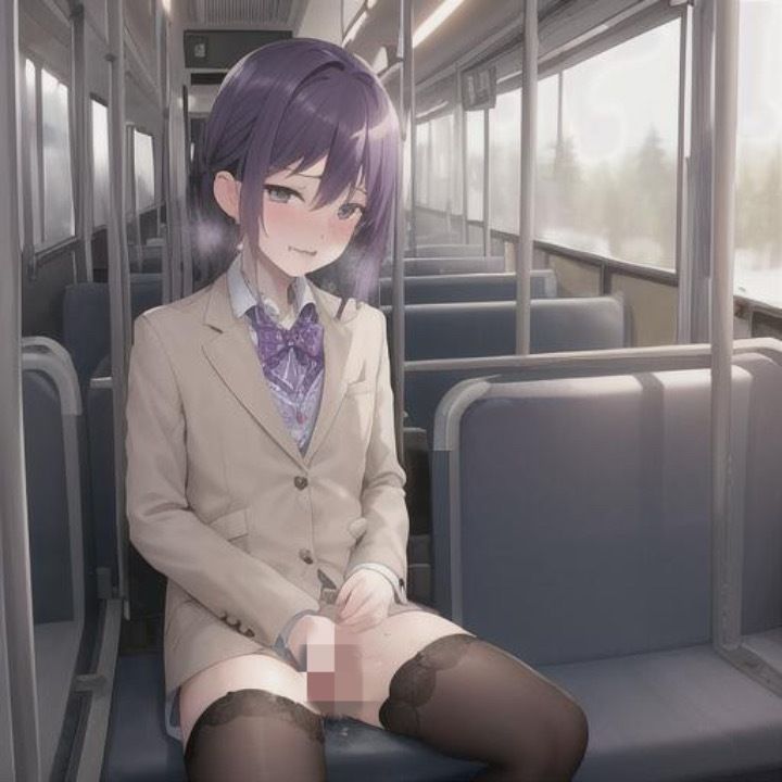 サンプル画像4:ブレザーちゃんのどこでも露出！！  紫髪ちゃん編(まんまんちん) [d_504228]