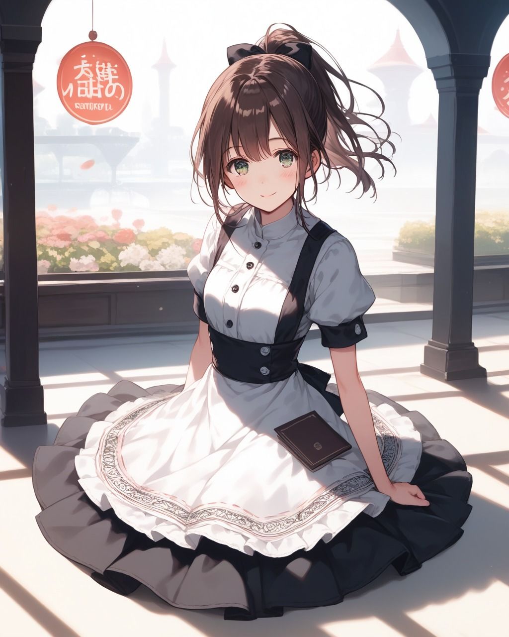 サンプル画像3:ちょっとエッチなウエイトレス(たこやき) [d_504306]