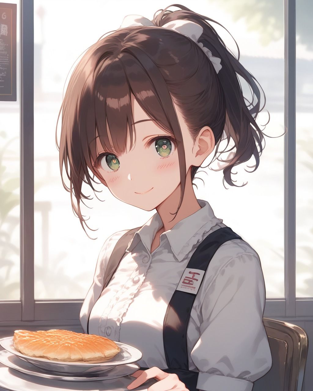 サンプル画像4:ちょっとエッチなウエイトレス(たこやき) [d_504306]