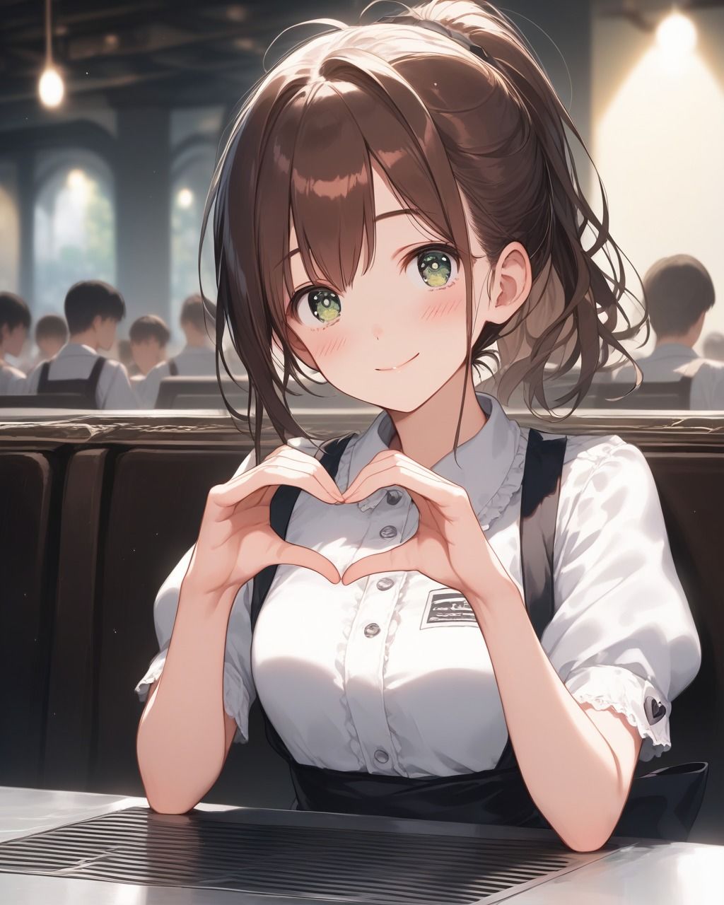 サンプル画像5:ちょっとエッチなウエイトレス(たこやき) [d_504306]