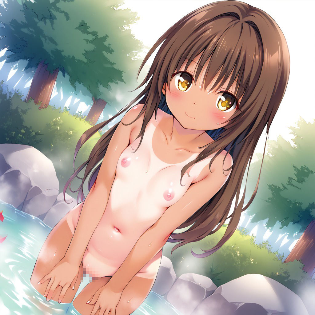 サンプル画像3:水着日焼け跡がえっちなみかんちゃんの温泉(ロステク) [d_504320]