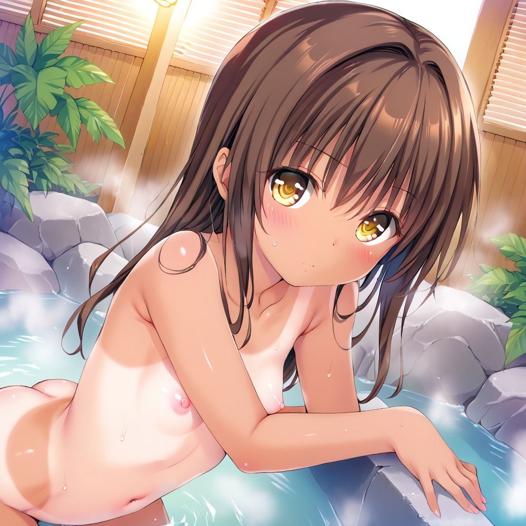 サンプル画像6:水着日焼け跡がえっちなみかんちゃんの温泉(ロステク) [d_504320]