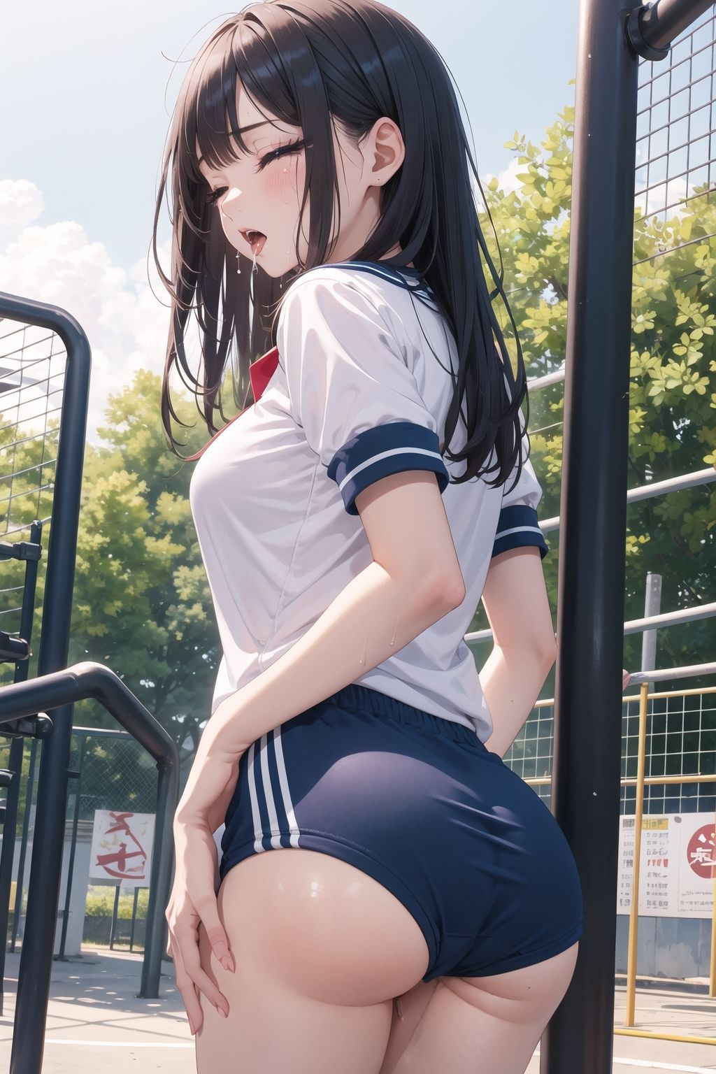 サンプル画像1:僕と女子校生-ギャル系女子のブルマ(MK書房) [d_504552]