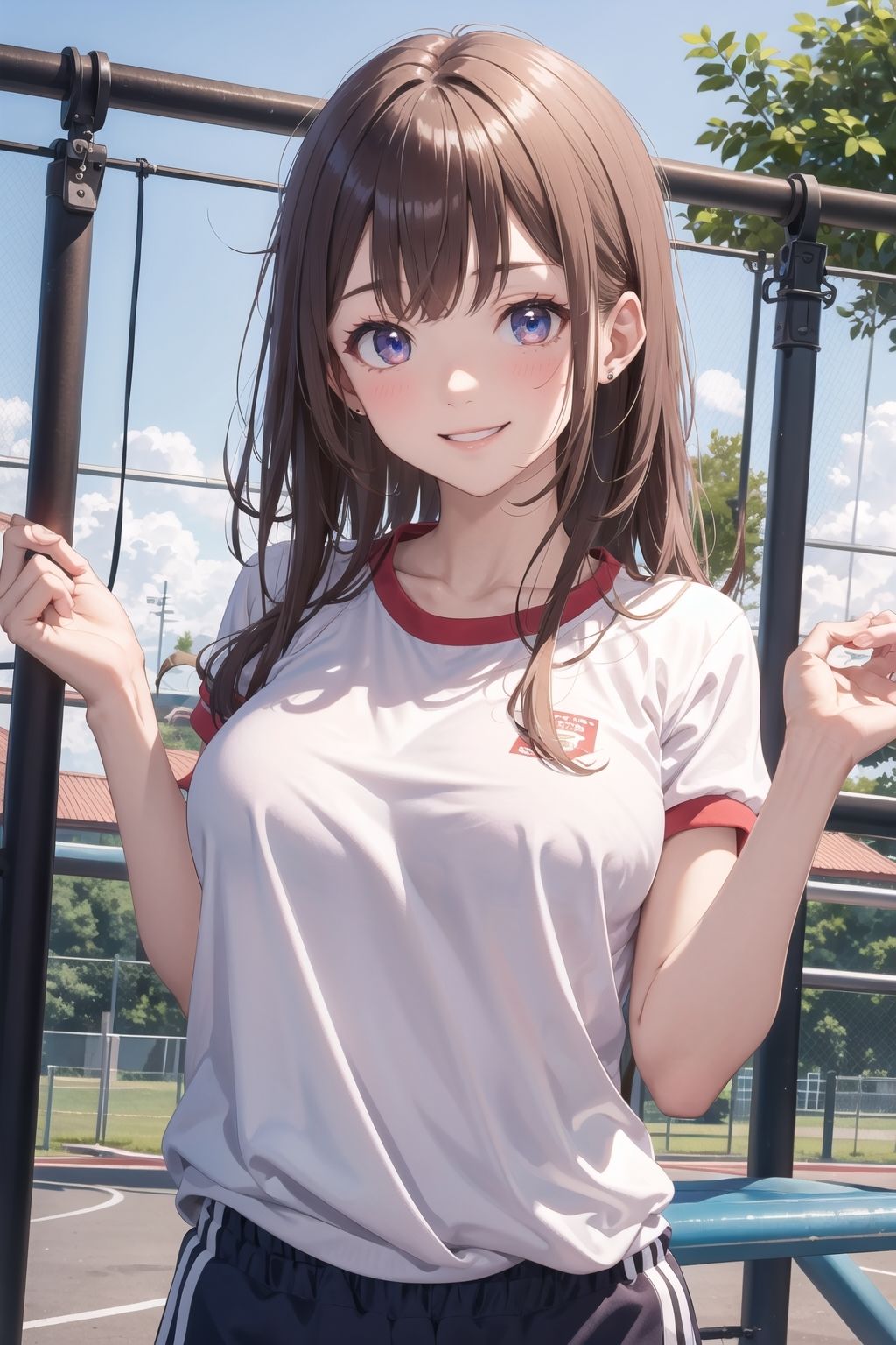 サンプル画像2:僕と女子校生-ギャル系女子のブルマ(MK書房) [d_504552]