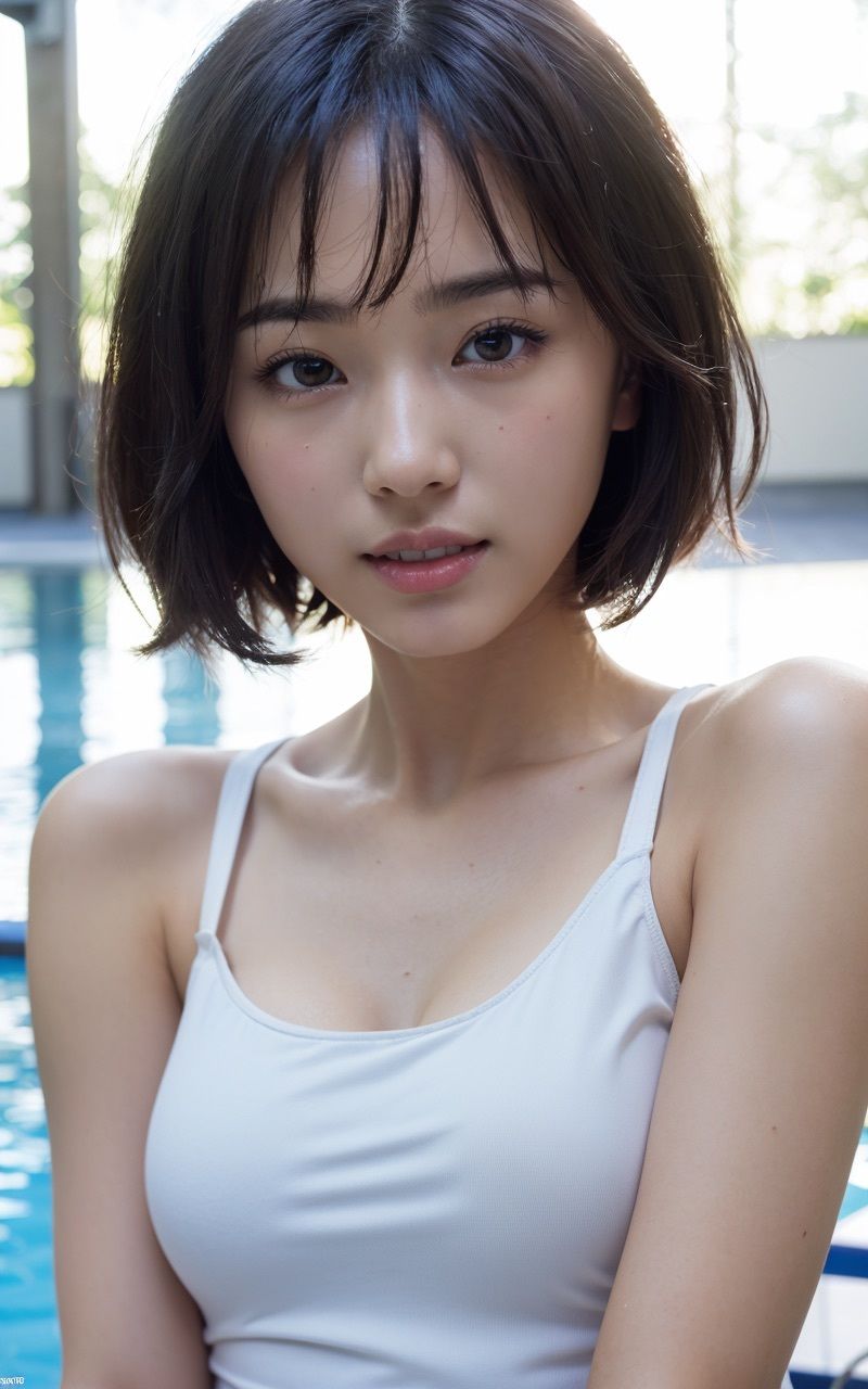 AI×美女×競泳×水着7の画像7