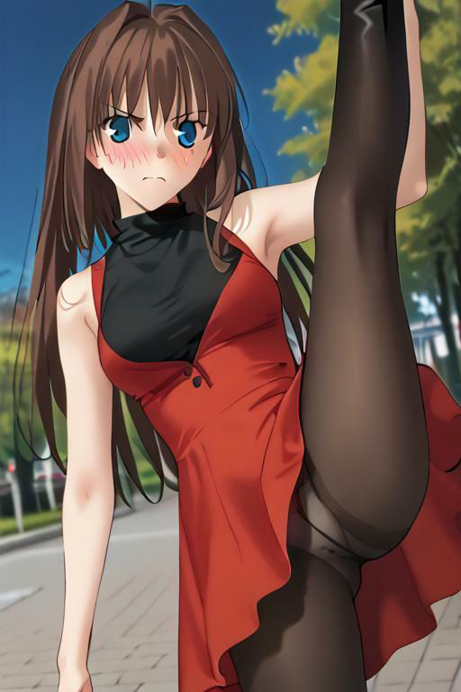 サンプル画像4:魔法使いの昼の嗜み 蒼崎〇子の秘密のCG集(AIの本気) [d_504606]