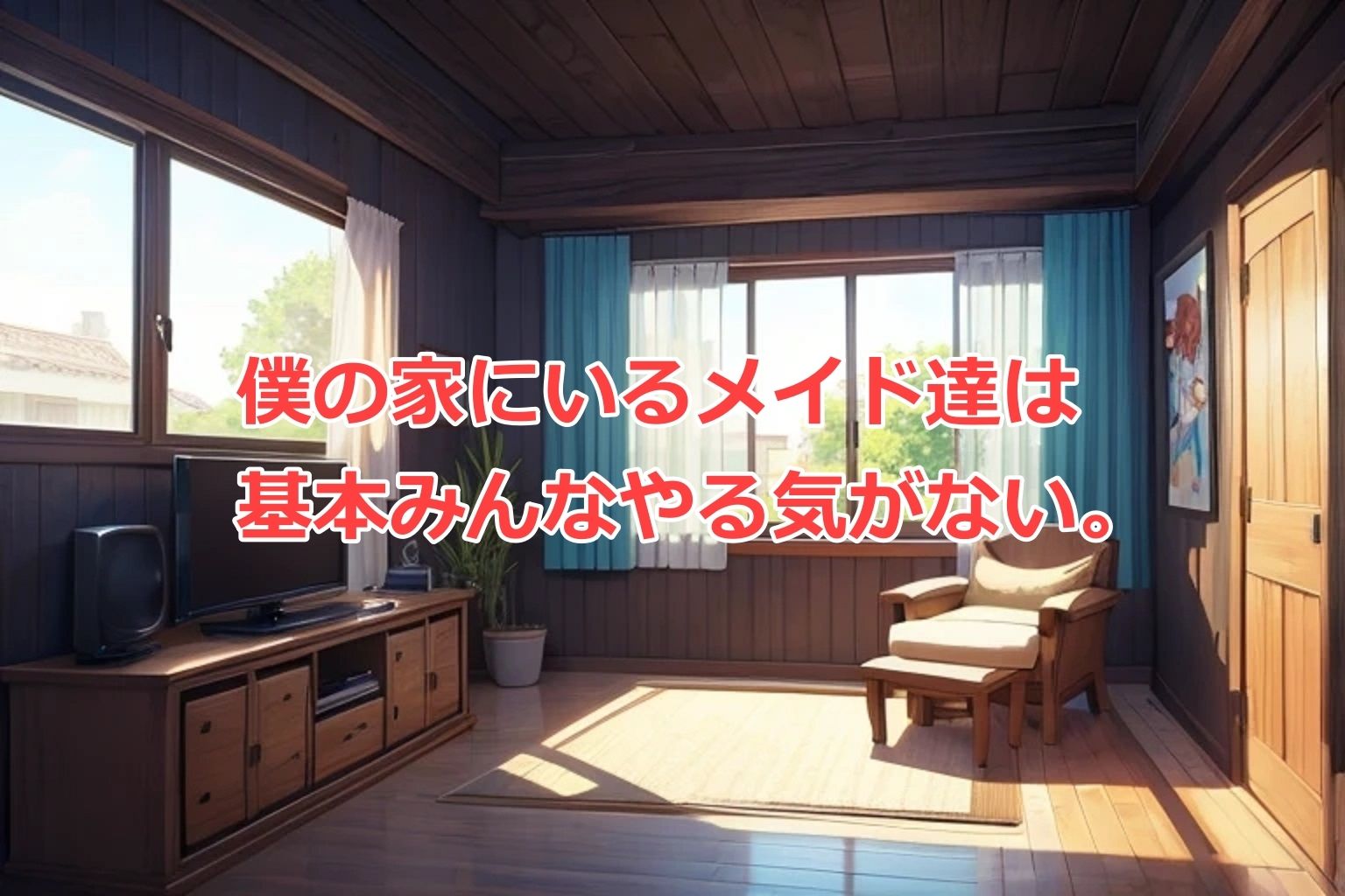 サンプル画像1:ダウナー系メイド達は僕の言いなり？(くまとねこ屋) [d_504610]