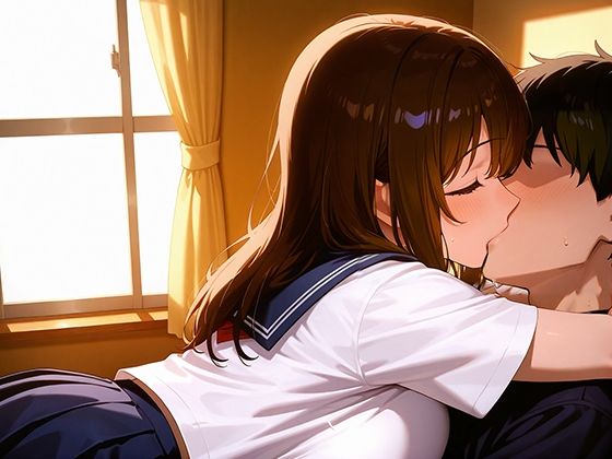 性愛学園 幼馴染とキス練習のサンプル画像 6