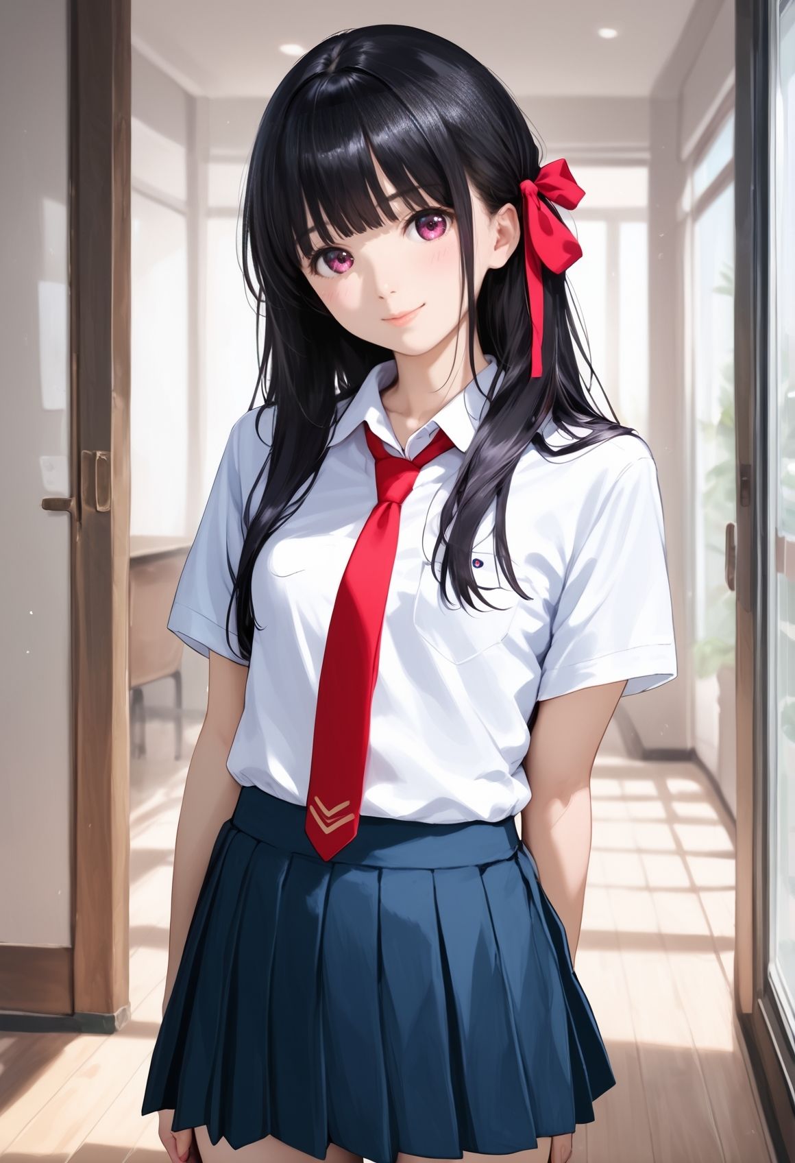 サンプル画像1:学校でいっちゃう(いろうさぎ) [d_504859]