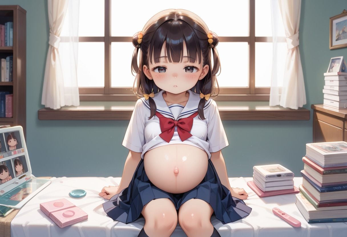 サンプル画像3:ボテ腹少女孕ませ！！(禁断果汁) [d_504961]