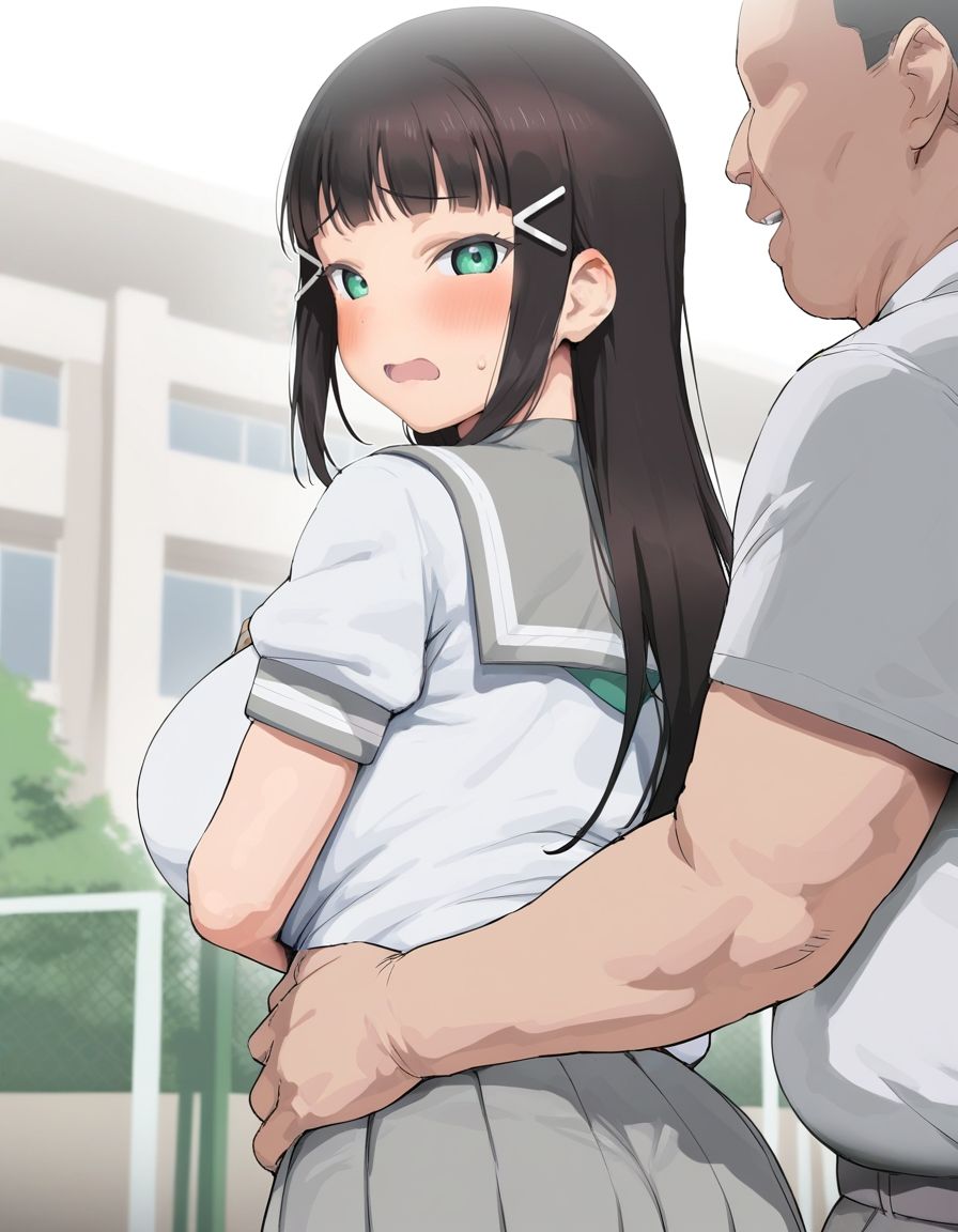 サンプル画像3:黒◯ダイヤ 気の強い生徒会長がおじさんに寝取られ(雷門AIショップ) [d_504981]