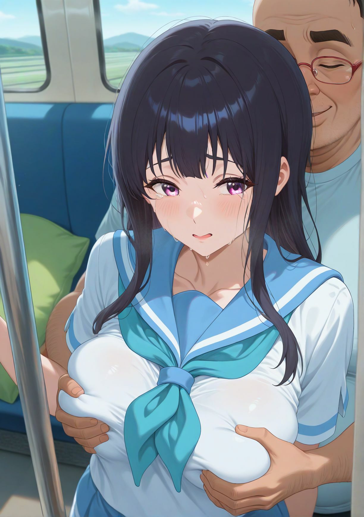 サンプル画像4:胸フェチ大興奮「あそこに響け！乳モミ日記」鎧〇みぞれ編(妄想スタジオ) [d_505075]