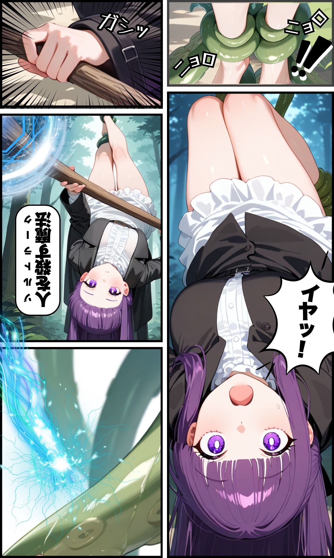 サンプル画像1:挿草のフェルン(宇治抹茶) [d_505116]