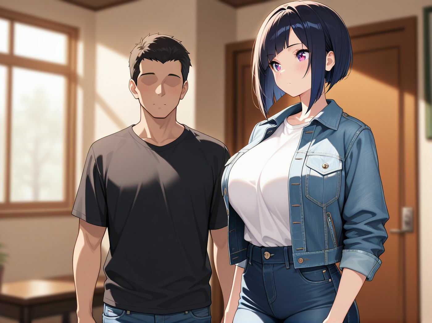 サンプル画像2:巨乳妹と秘密の関係(性欲天国) [d_505213]