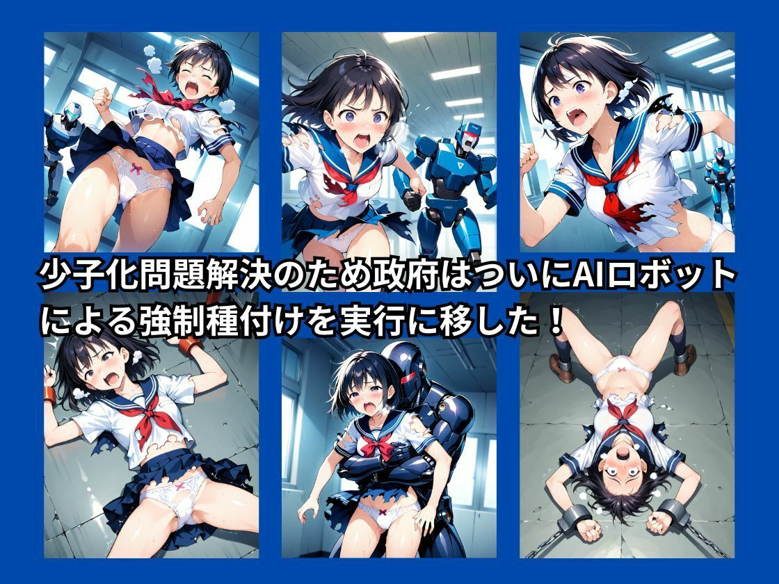 サンプル画像1:AIロボット強●種つけっ！！子供倍増計画！「やだぁっ！助けてっ！」(みこっちゃん出版) [d_505220]