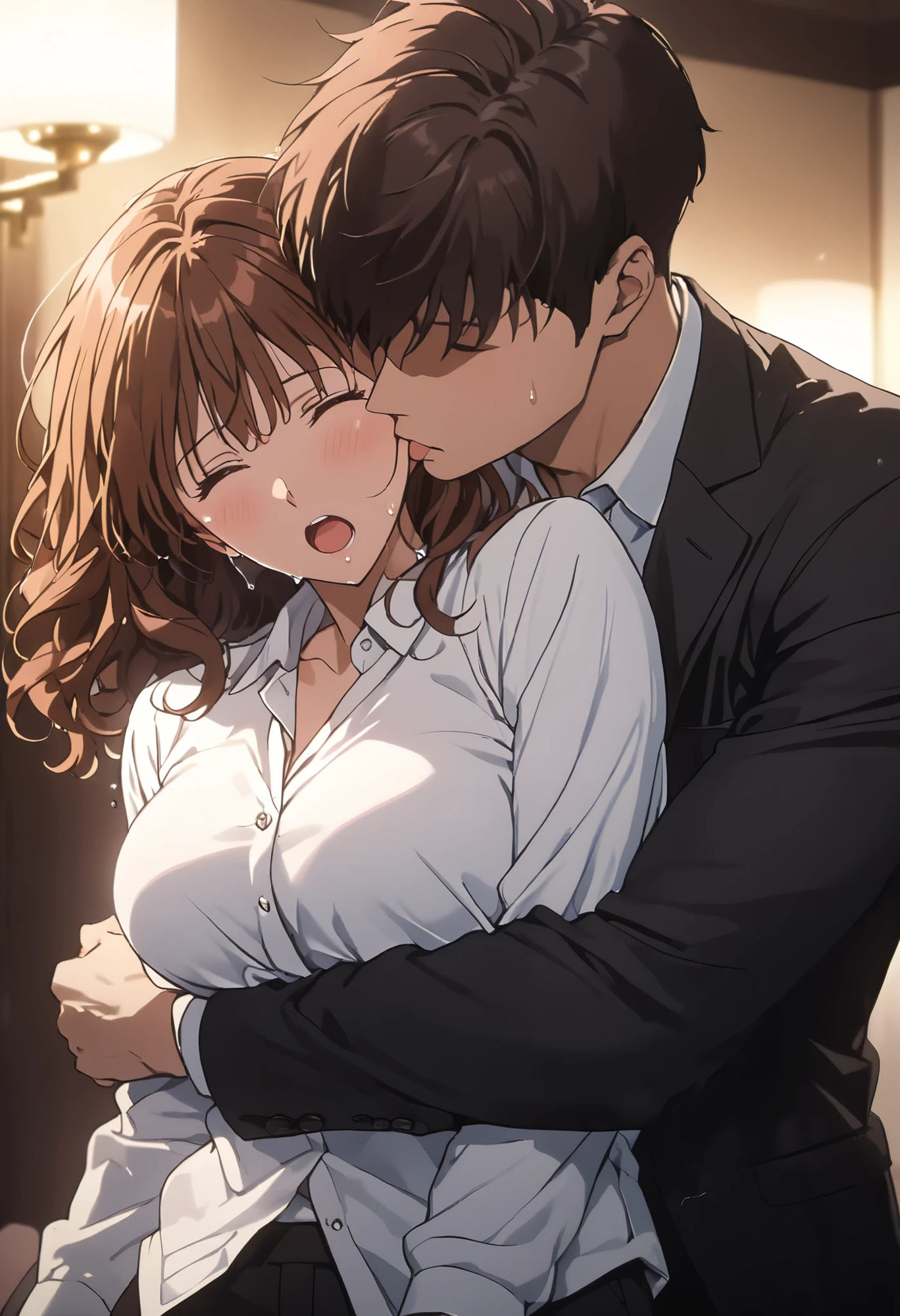 サンプル画像3:社会人になった黄前久●子とめっちゃS〇Xする話(Jack  the  AI) [d_505268]