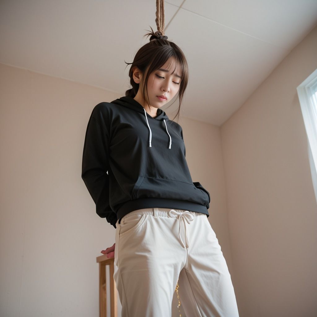 サンプル画像3:拘束おもらし(P-AI planning) [d_505309]