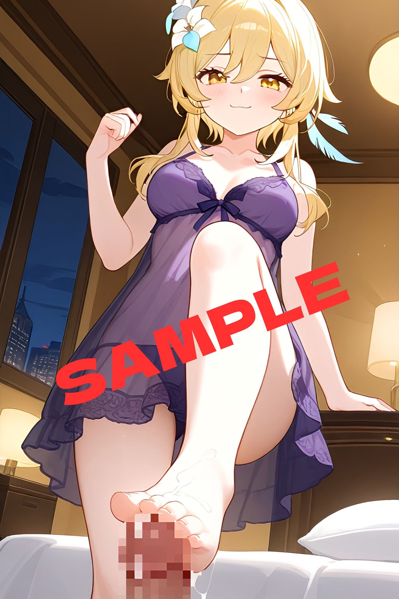 サンプル画像4:原● 女主人公（ホ◯ル） イチャイチャしたいだけの260枚(かわいあい) [d_505333]