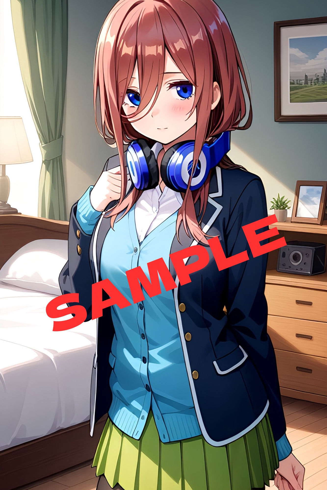 サンプル画像1:三玖とコスプレSEX(かわいあい) [d_505335]