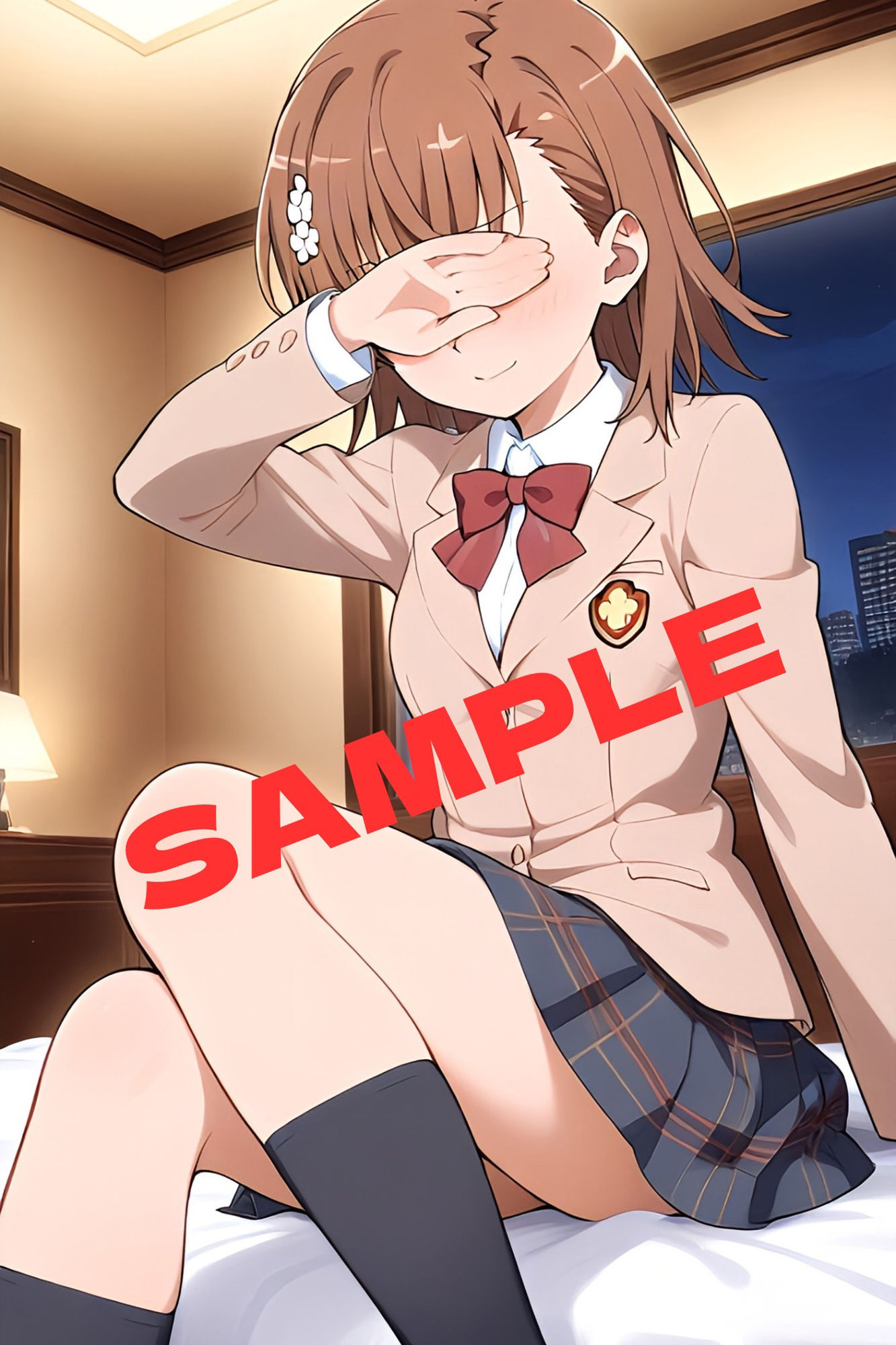 サンプル画像1:とある科学のパパ活女子 御坂◯琴編(かわいあい) [d_505338]