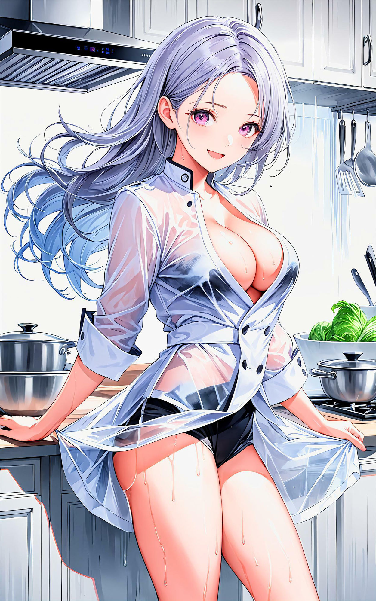 サンプル画像4:エチエチ料理長さん この料理にエッチな媚薬とか入ってませんよね？ vol.2(BETA) [d_505350]