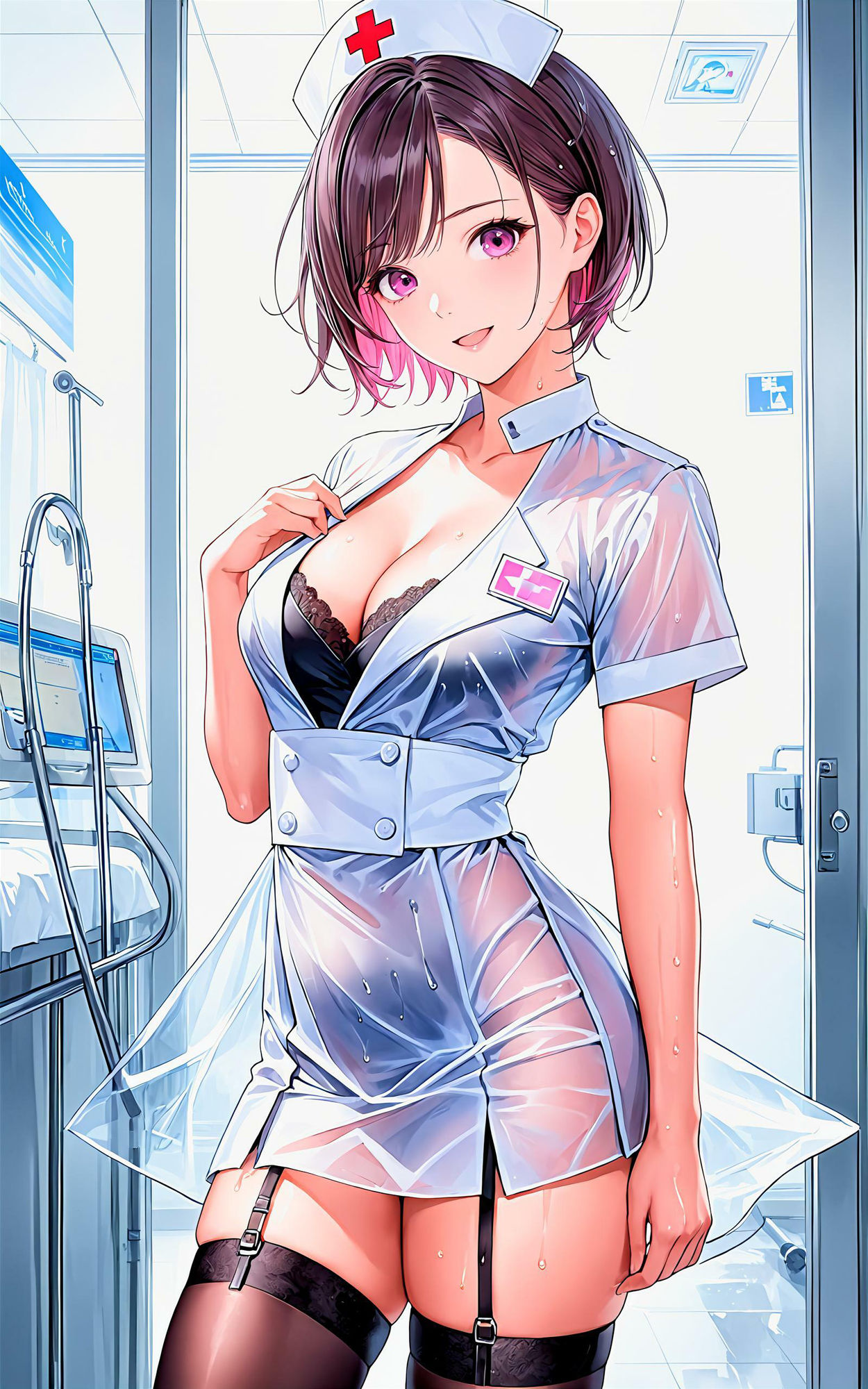 サンプル画像1:エチエチナースさん えちえちナースさんのせいで一生治らない病気にかかった件！ vol.2(BETA) [d_505354]