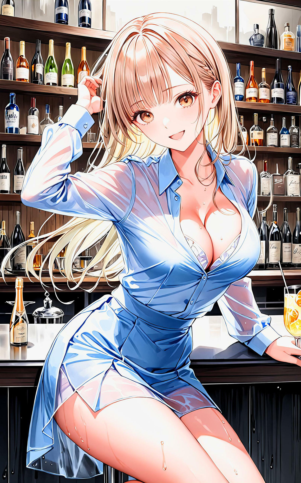 サンプル画像4:エチエチバーテンダーさん えちえちエキスで香りづけされたら今夜は帰れないんだがw vol.2(BETA) [d_505356]