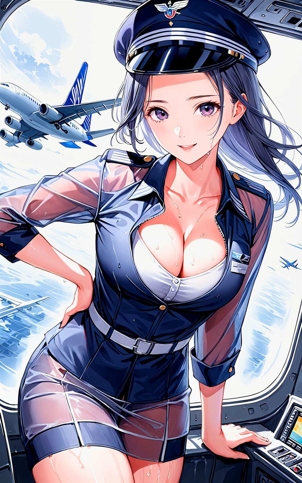 サンプル画像4:エチエチ機長さん 僕を自由に操縦する機長さんがとってもエッチな件！ vol.2(BETA) [d_505357]