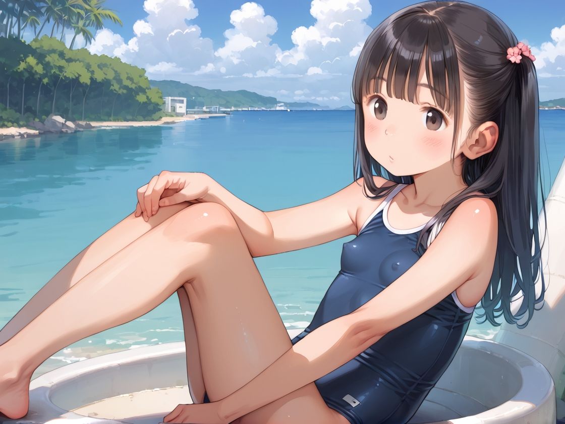 サンプル画像5:登校中のロ●少女 極秘裏撮影会コレクション(やきしらこ) [d_505380]