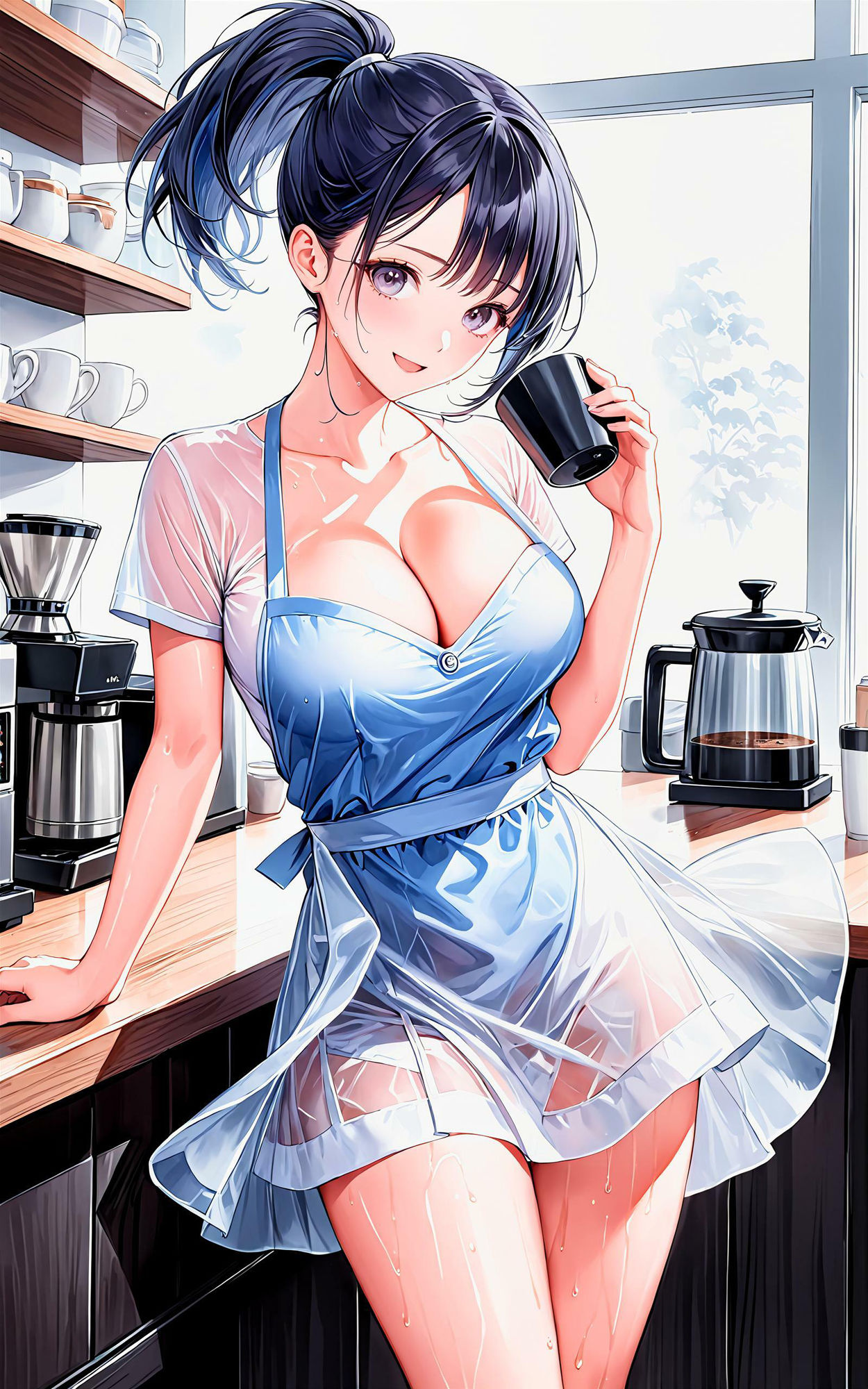 サンプル画像2:エチエチバリスタさん 昼下がりなのにそんなに急接近されたら夜が待てないんだがw vol.1(BETA) [d_505392]