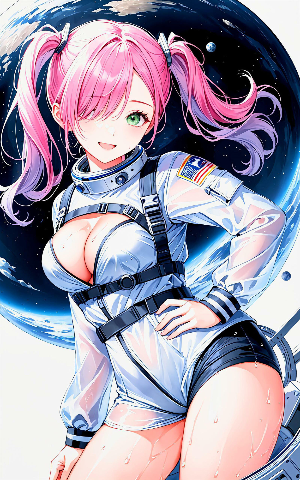 サンプル画像1:エチエチ宇宙飛行士さん 地球の色なんてどうでもよくなる宇宙飛行士さんがエッチな件！ vol.2(BETA) [d_505395]