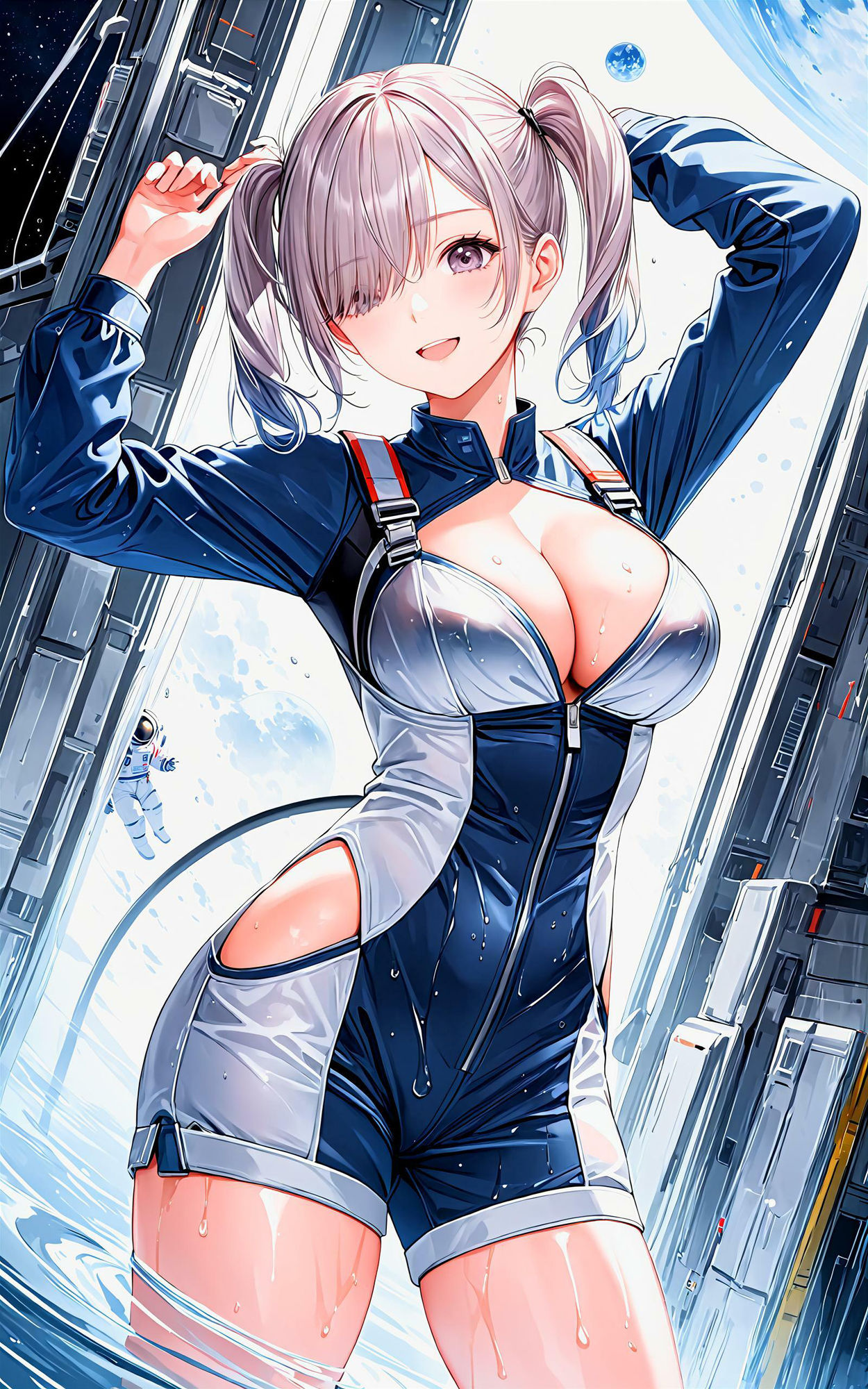 サンプル画像5:エチエチ宇宙飛行士さん 地球の色なんてどうでもよくなる宇宙飛行士さんがエッチな件！ vol.2(BETA) [d_505395]