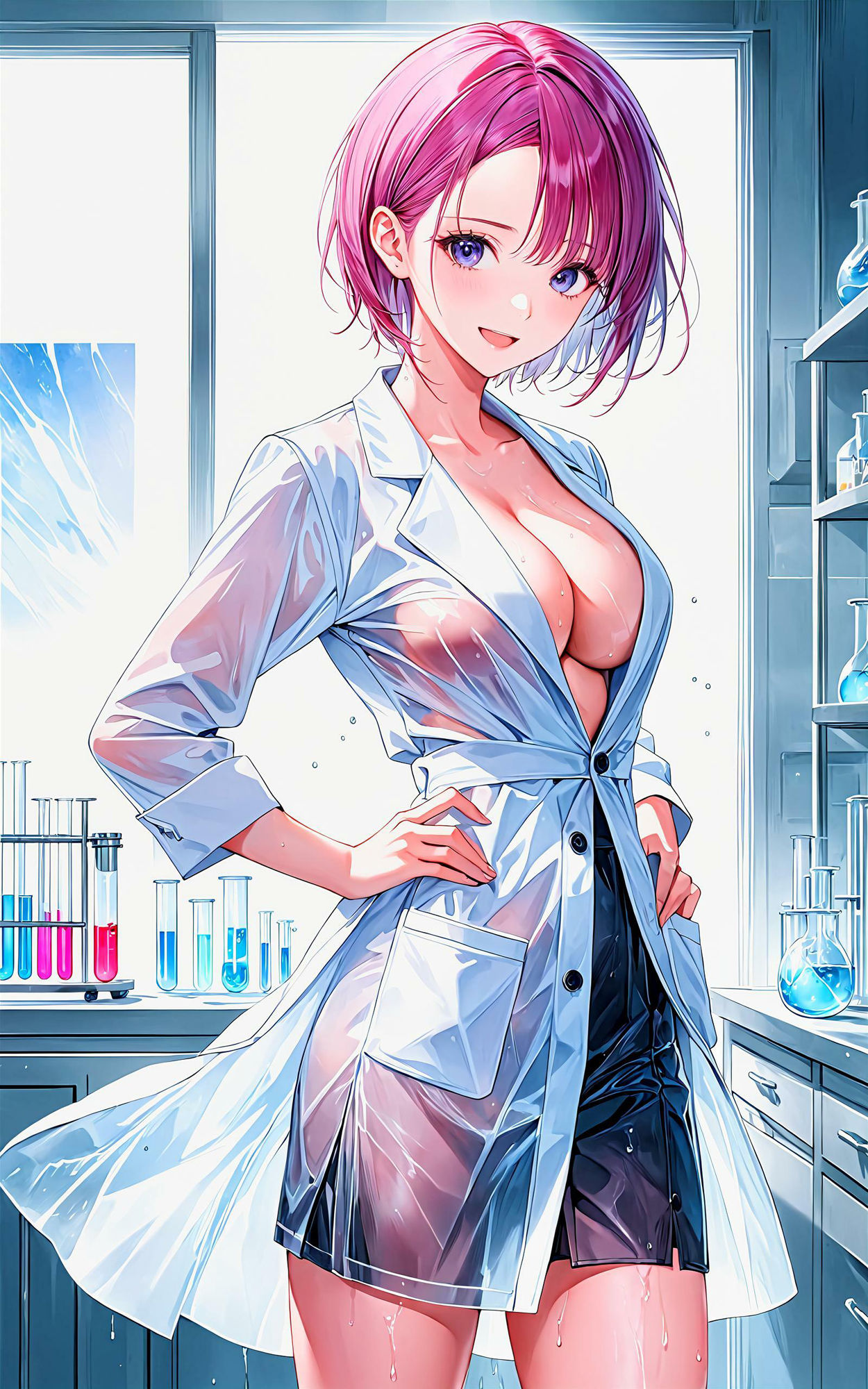 サンプル画像4:エチエチ科学者さん 僕の体を何度も実験体にするエチエチ科学者さん！ vol.2(BETA) [d_505397]