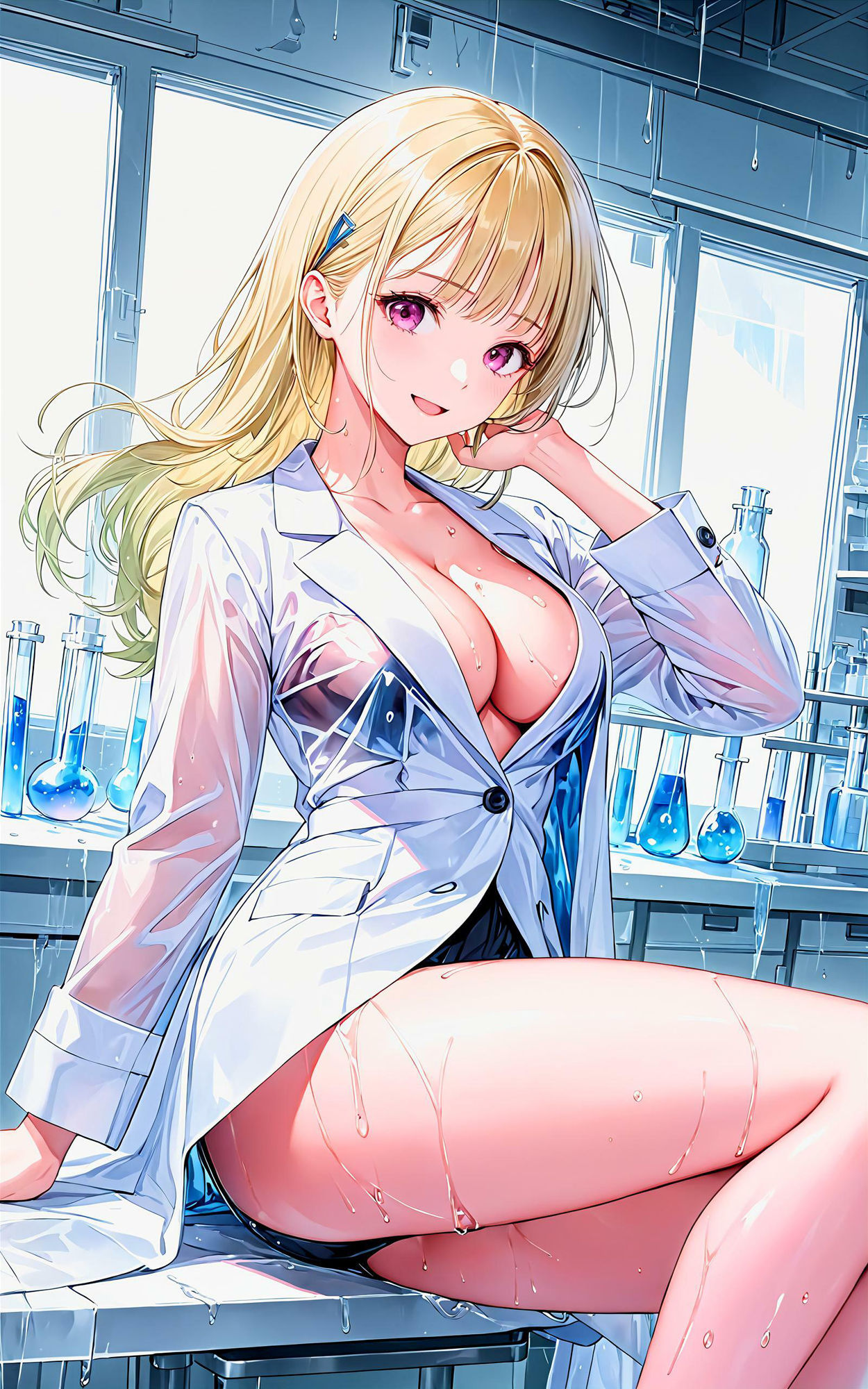 サンプル画像5:エチエチ科学者さん 僕の体を何度も実験体にするエチエチ科学者さん！ vol.2(BETA) [d_505397]