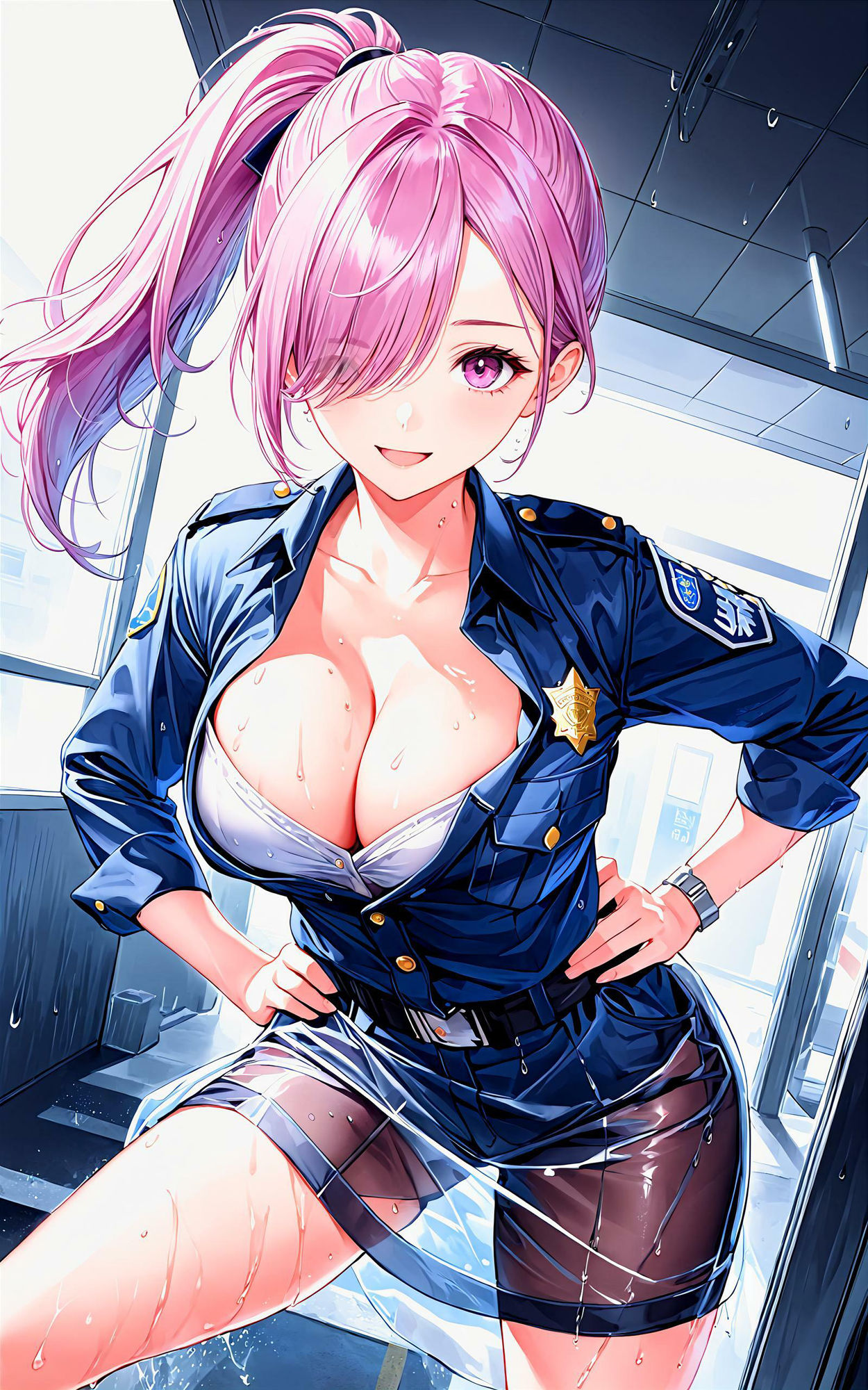 サンプル画像2:エチエチ婦警さん エチエチすぎて僕よりもあなたが逮捕されちゃうのでは？ vol.2(BETA) [d_505400]